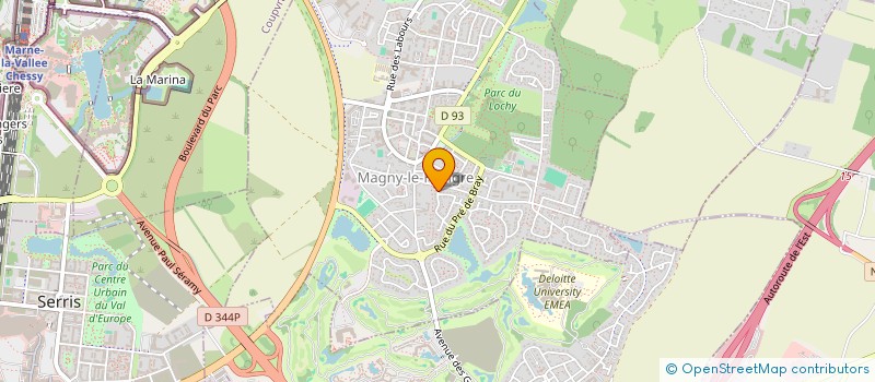 localisation de l'entreprise MADAME MARTINE PRIEUR  MAGNY-LE-HONGRE