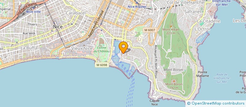 localisation de l'entreprise MADAME MARTINE PRIGENT à NICE