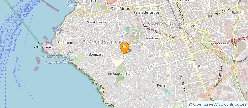 localisation de l'entreprise MADAME MARTINE PRINCE à MARSEILLE