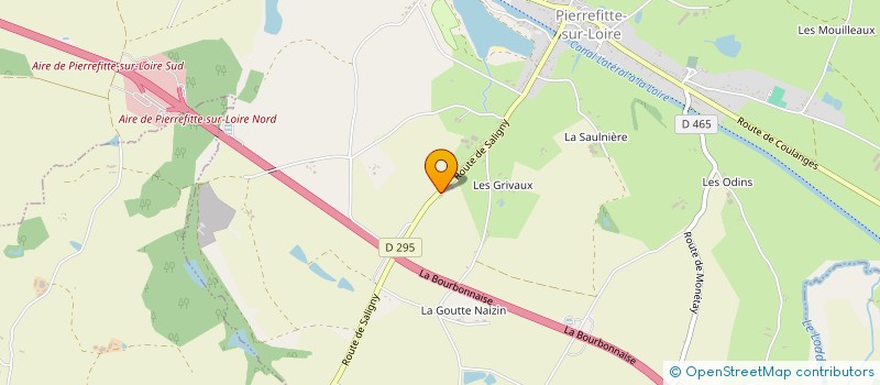 localisation de l'entreprise MADAME MARTINE PRINET  PIERREFITTE-SUR-LOIRE