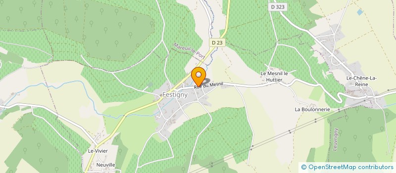 localisation de l'entreprise MADAME MARTINE PRIOLET  FESTIGNY