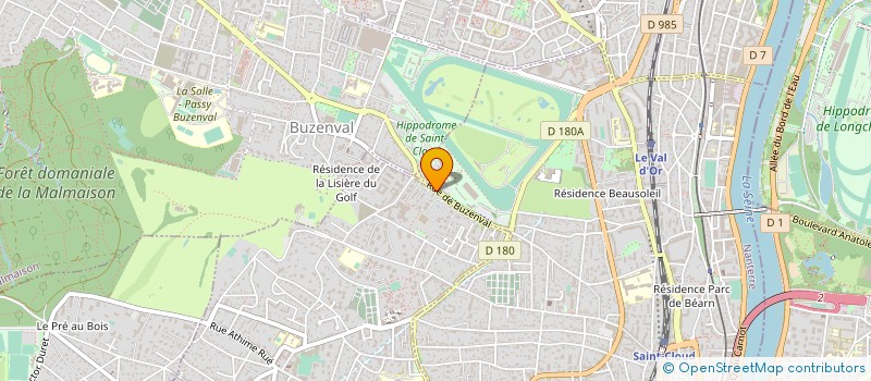 localisation de l'entreprise MADAME MARTINE PROST à GARCHES