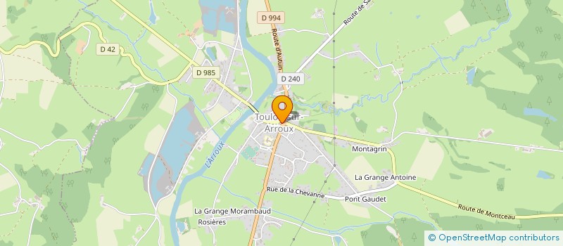 localisation de l'entreprise MADAME MARTINE PROST  TOULON-SUR-ARROUX