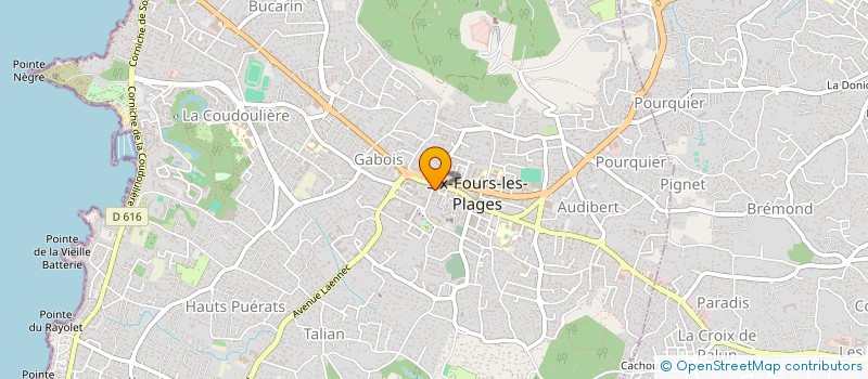 localisation de l'entreprise MADAME MARTINE PROST à SIX-FOURS-LES-PLAGES