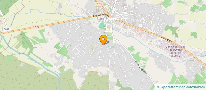 localisation de l'entreprise MADAME MARTINE PUENTES  SAINT-CANNAT