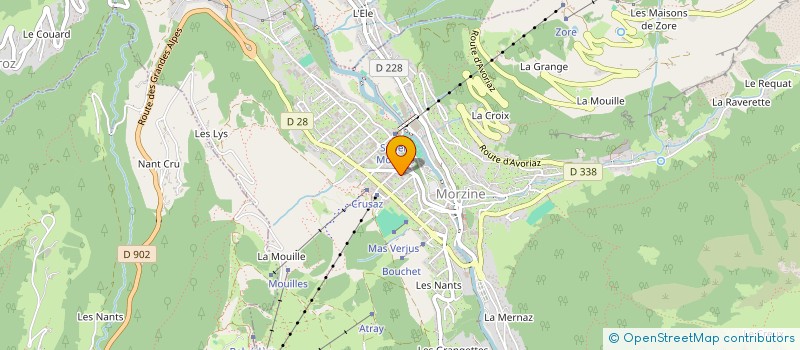 localisation de l'entreprise MADAME MARTINE PUEYO à MORZINE