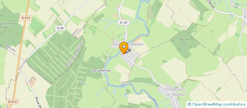 localisation de l'entreprise MADAME MARTINE PUREUR  PONT-SUR-MADON