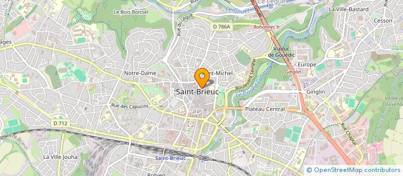 localisation de l'entreprise MADAME MARTINE QUERE à SAINT-BRIEUC