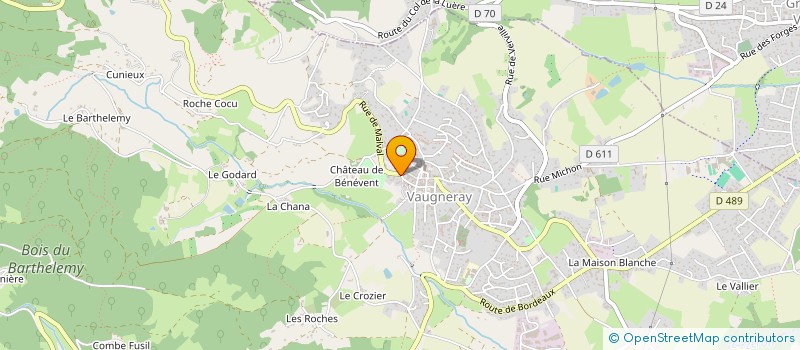 localisation de l'entreprise MADAME MARTINE QUESNOY  VAUGNERAY