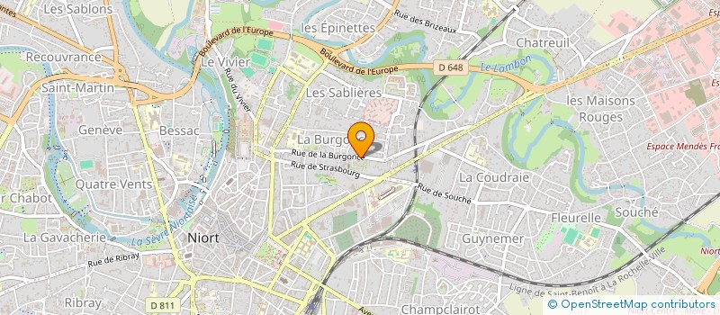 localisation de l'entreprise MADAME MARTINE QUEYROULET à NIORT