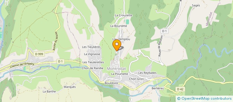 localisation de l'entreprise MADAME MARTINE QUINTIN  BOURGS SUR COLAGNE