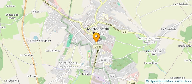 localisation de l'entreprise MADAME MARTINE RAMETTE à MORTAGNE-AU-PERCHE