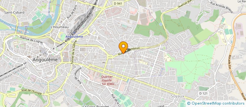 localisation de l'entreprise MADAME MARTINE RAMIS à ANGOULEME
