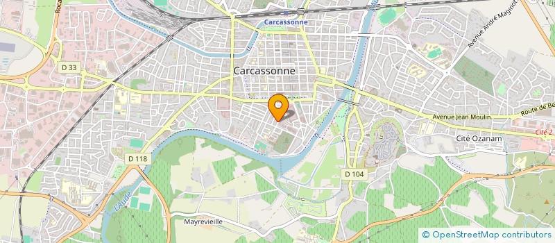 localisation de l'entreprise MADAME MARTINE RANCE  CARCASSONNE