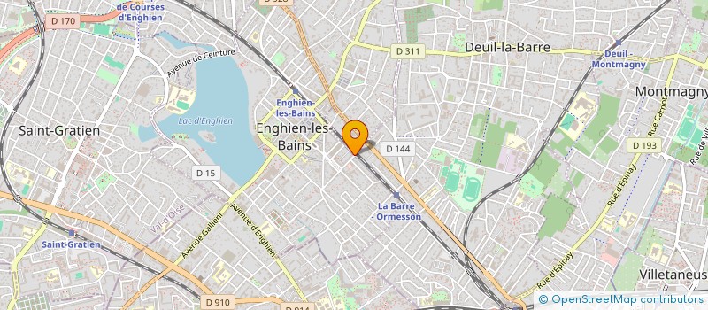 localisation de l'entreprise MADAME MARTINE RANDO à ENGHIEN-LES-BAINS