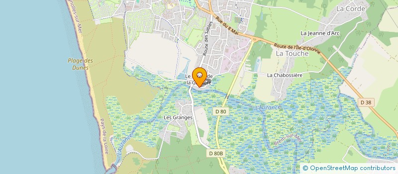 localisation de l'entreprise MADAME MARTINE RAVENEAU à BREM-SUR-MER