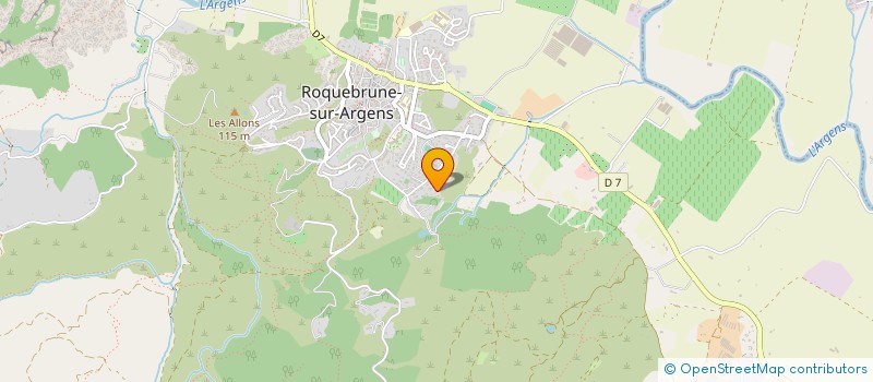 localisation de l'entreprise MADAME MARTINE RAYMOND à ROQUEBRUNE-SUR-ARGENS