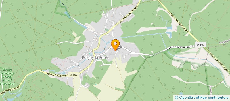 localisation de l'entreprise MADAME MARTINE RAYON  POIGNY-LA-FORET