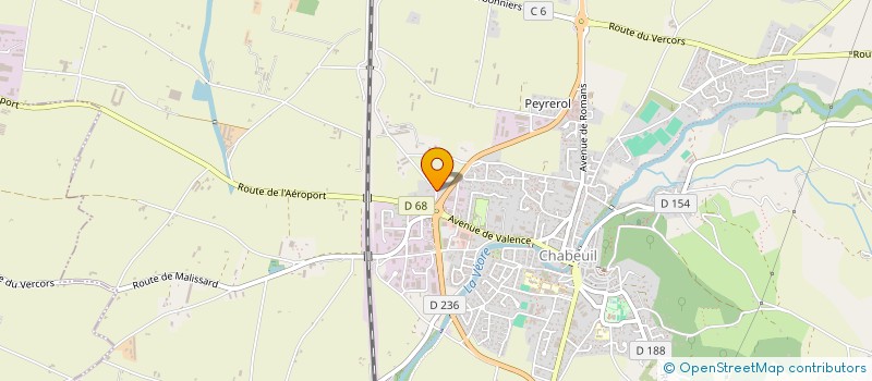 localisation de l'entreprise MADAME MARTINE REBOULLET à CHABEUIL