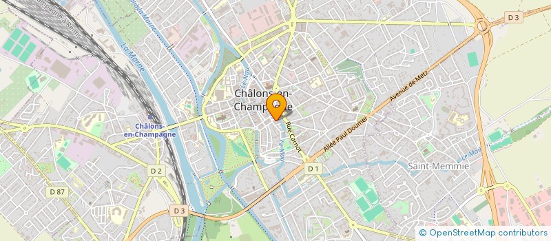 localisation de l'entreprise MADAME MARTINE REDING à CHALONS-EN-CHAMPAGNE