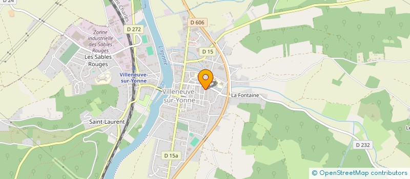 localisation de l'entreprise MADAME MARTINE REDONNEE à VILLENEUVE-SUR-YONNE