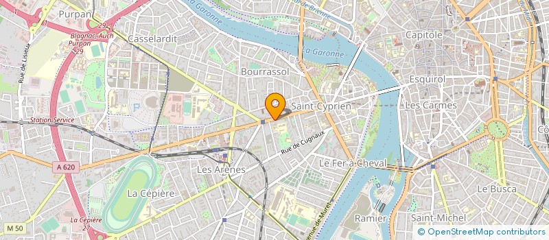 localisation de l'entreprise MADAME MARTINE REGNIER à TOULOUSE