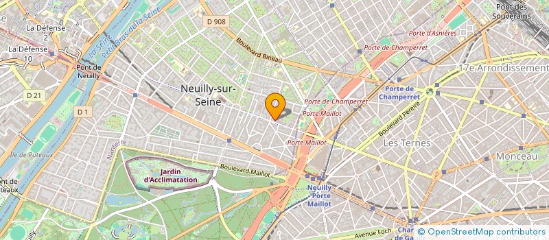 localisation de l'entreprise MADAME MARTINE REICHENBACH à NEUILLY-SUR-SEINE