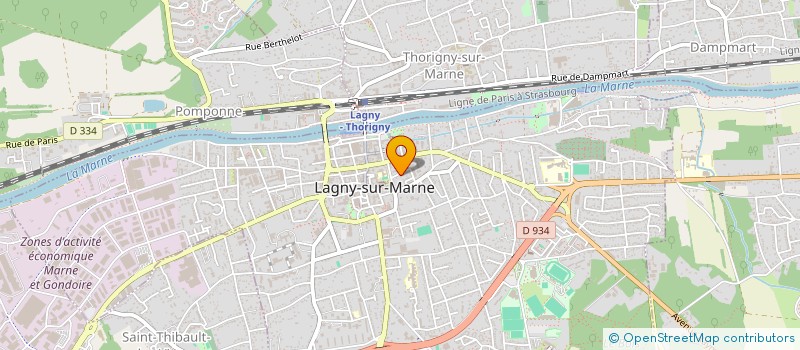 localisation de l'entreprise MADAME MARTINE REMY  LAGNY-SUR-MARNE