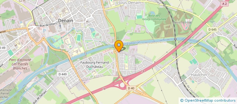 localisation de l'entreprise MADAME MARTINE REMY  DENAIN