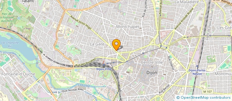 localisation de l'entreprise MADAME MARTINE RENAUD à DIJON