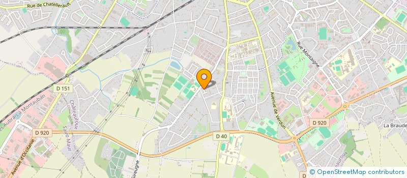 localisation de l'entreprise MADAME MARTINE RENAUD à CHATEAUROUX