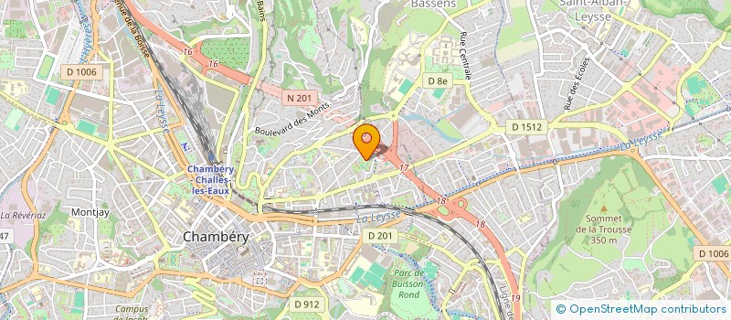 localisation de l'entreprise MADAME MARTINE RENAUD  CHAMBERY