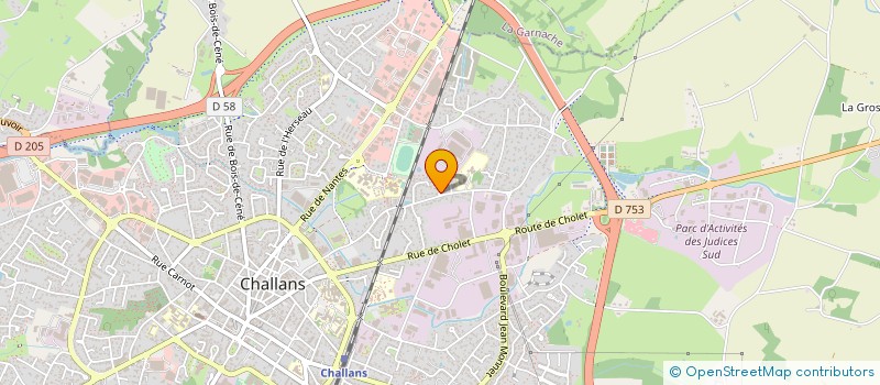 localisation de l'entreprise MADAME MARTINE RENAUDIN à CHALLANS