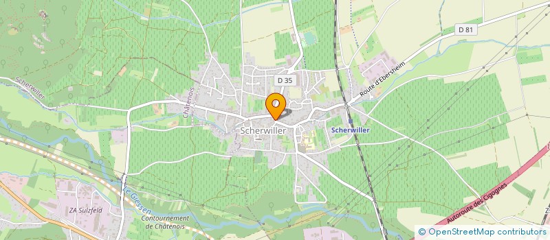 localisation de l'entreprise MADAME MARTINE RENOU  SCHERWILLER