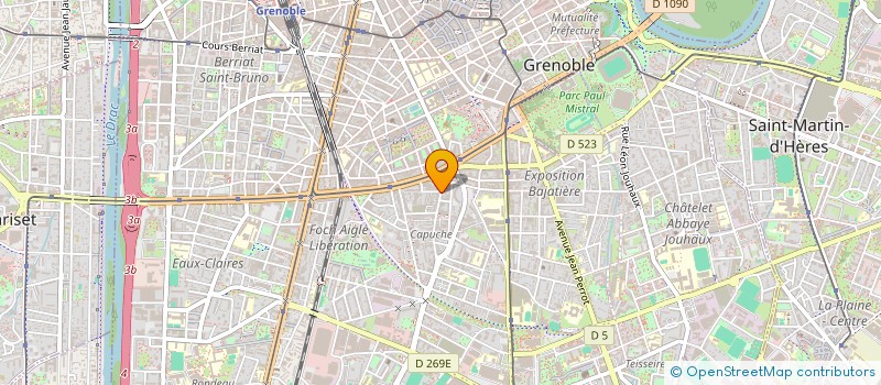 localisation de l'entreprise MADAME MARTINE REYDELLET  GRENOBLE