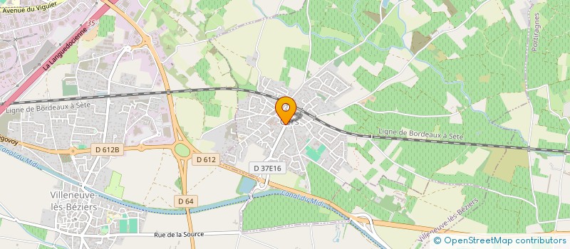 localisation de l'entreprise MADAME MARTINE RIBEIRO JOUANNE à CLERMONT-L'HERAULT