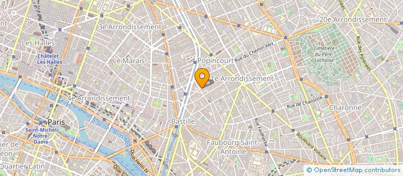 localisation de l'entreprise MADAME MARTINE RICHARD  PARIS