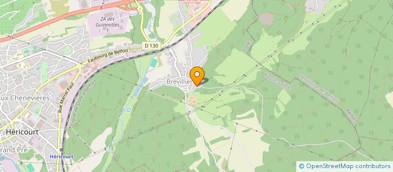 localisation de l'entreprise MADAME MARTINE RICHNER  BREVILLIERS