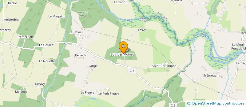 localisation de l'entreprise MADAME MARTINE RIO  ELVEN