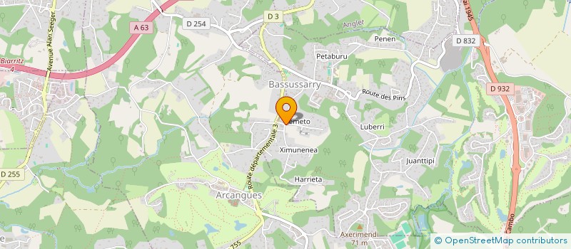 localisation de l'entreprise MADAME MARTINE RISCH  BASSUSSARRY