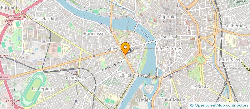 localisation de l'entreprise MADAME MARTINE RIVES à TOULOUSE