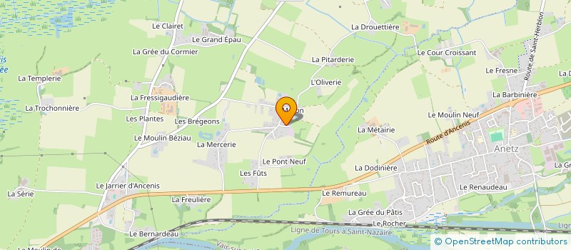 localisation de l'entreprise MADAME MARTINE RIVIERE  VAIR-SUR-LOIRE