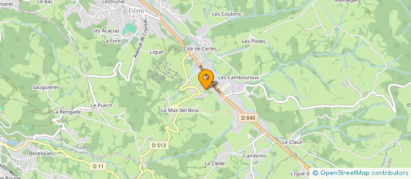 localisation de l'entreprise MADAME MARTINE ROBERT  SAINT-SANTIN