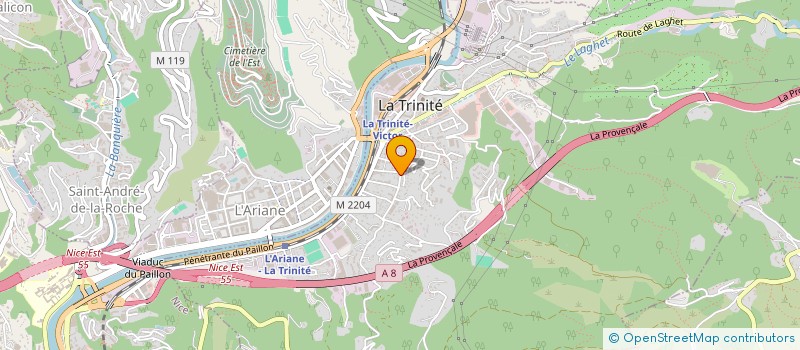 localisation de l'entreprise MADAME MARTINE ROBILLARD à LA TRINITE