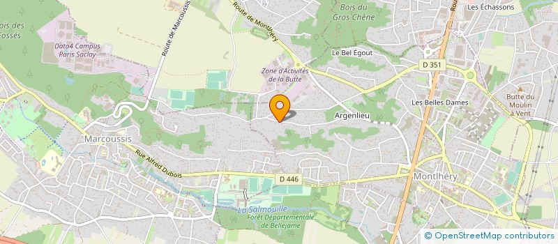 localisation de l'entreprise MADAME MARTINE ROBINOT  MONTLHERY