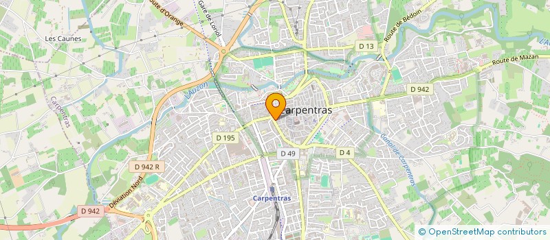 localisation de l'entreprise MADAME MARTINE ROCARPIN à CARPENTRAS