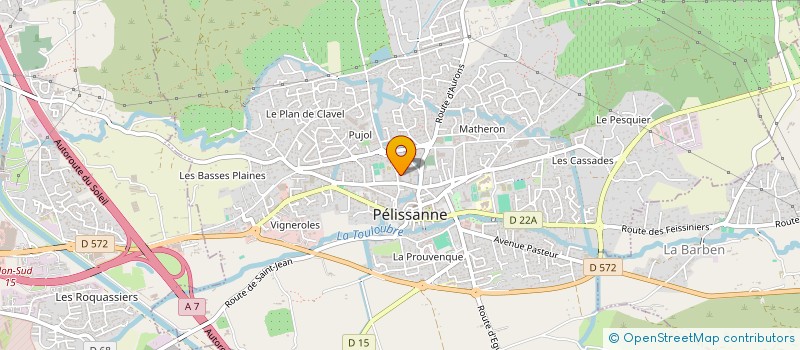 localisation de l'entreprise MADAME MARTINE ROCHE  PELISSANNE