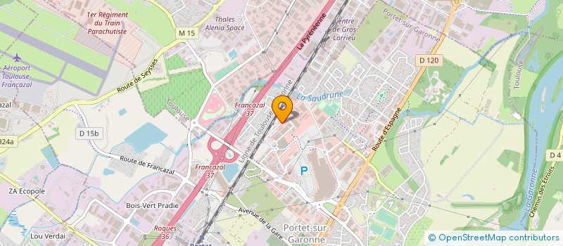 localisation de l'entreprise MADAME MARTINE RODRIGUES  PORTET-SUR-GARONNE