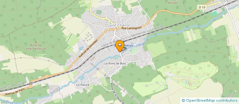 localisation de l'entreprise MADAME MARTINE ROGER à SAINT-CHERON