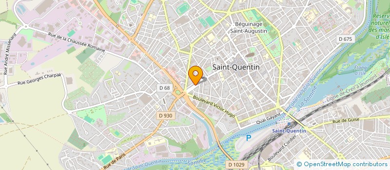 localisation de l'entreprise MADAME MARTINE ROHAUT à SAINT-QUENTIN